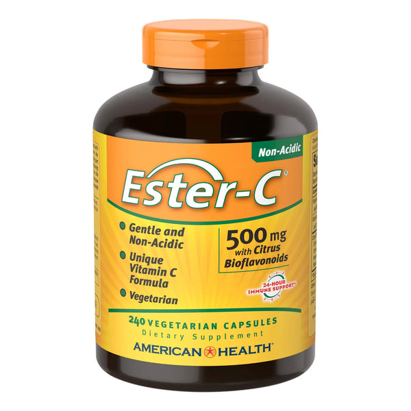 Ester C Con Bioflavonoides Citricos 500 Mg 30 Tabletas Vitamina C No Acida