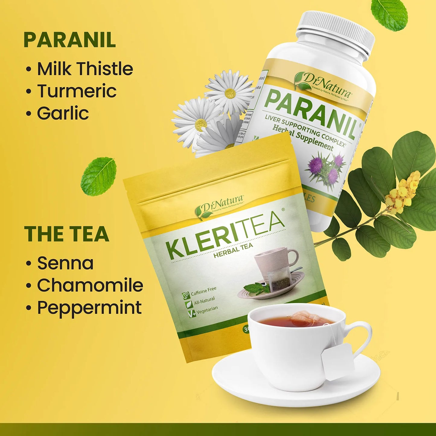 Dr Natura Colonix Kit Limpieza Intestinal 30 Dias Fibra Y Te Desintoxicante