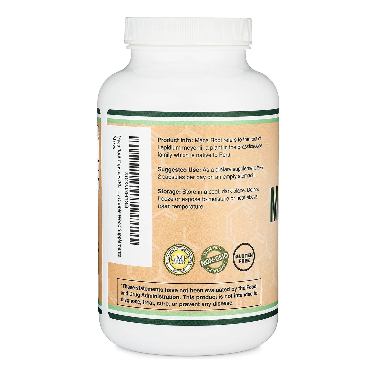 Capsulas De Raiz De Maca 300 Unidades 1000 Mg Energia Y Rendimiento