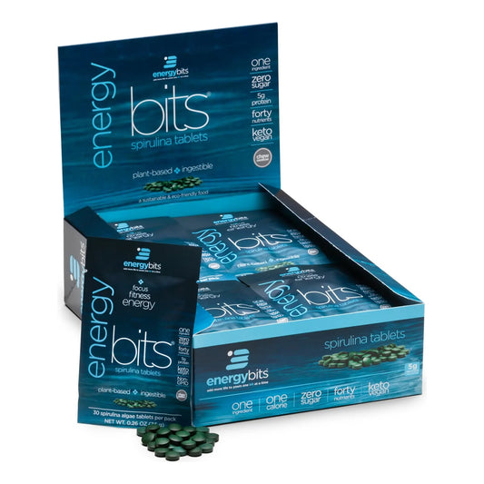 Tabletas Orgánicas De Espirulina Superalimento Para Energía Y Concentración
