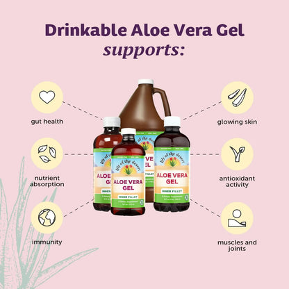 Bebida De Aloe Vera Con Vitaminas Naturales Y Enzimas Digestivas Para Salud Intestinal