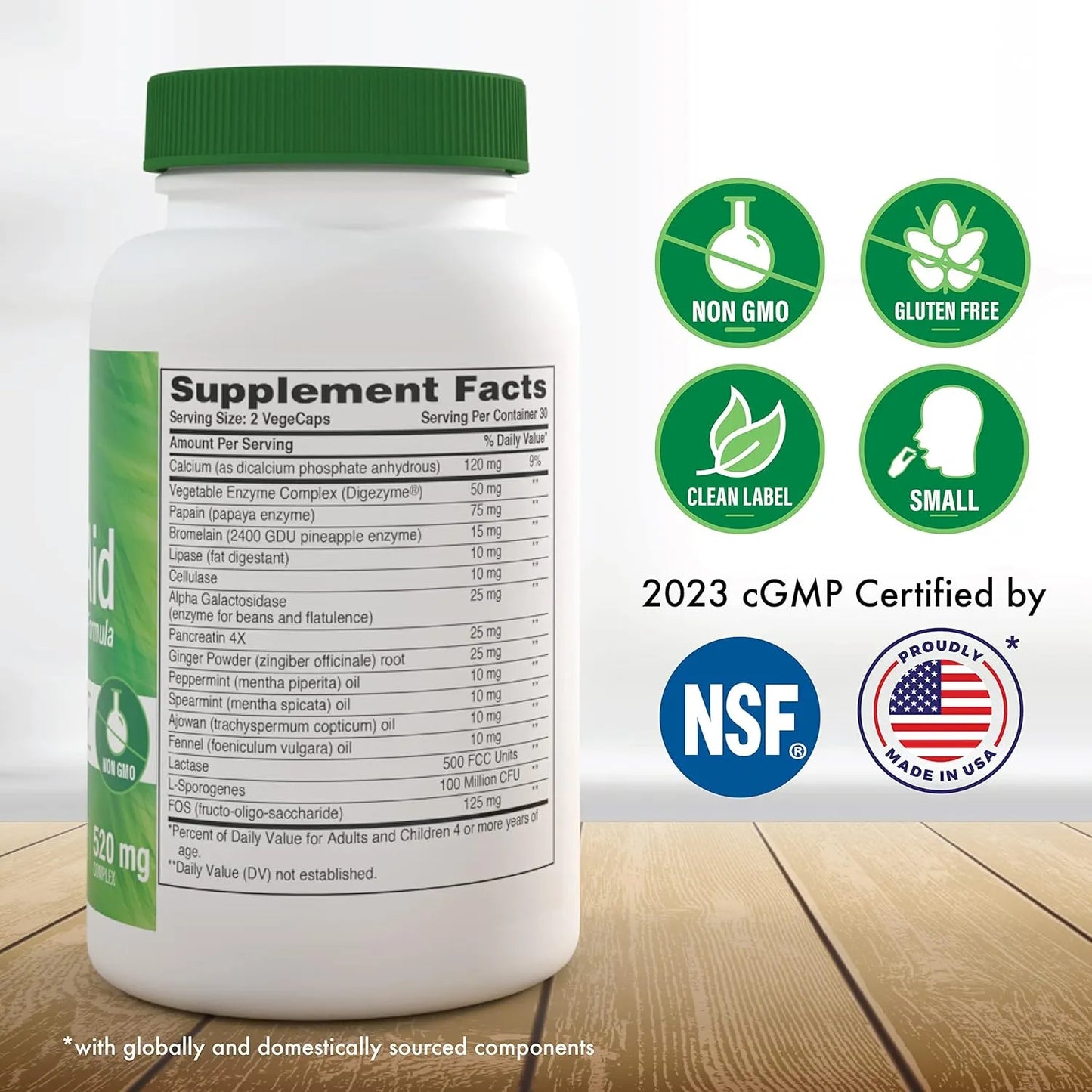 Enzimas Digestivas Con Prebióticos Y Probióticos Soporte Intestinal Completo