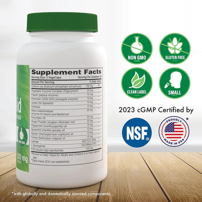 Enzimas Digestivas Con Prebióticos Y Probióticos Soporte Intestinal Completo