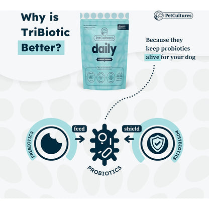 Probióticos En Polvo Para Perros Salud Intestinal Prebióticos Y Enzimas Digestivas 30 Paquetes