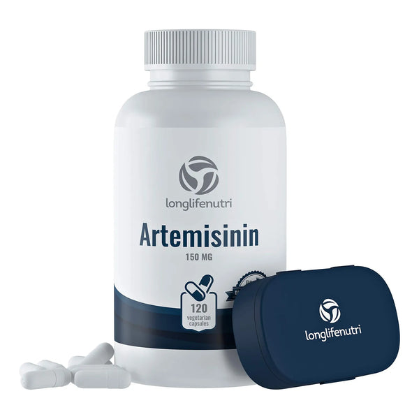 Artemisinina 150mg 120 Cápsulas Extracto Puro Ajenjo Dulce Suministro 4 Meses