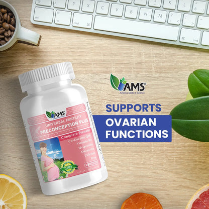Vitaminas Prenatales Preconception Plus Aumenta Fertilidad 180 Capsulas