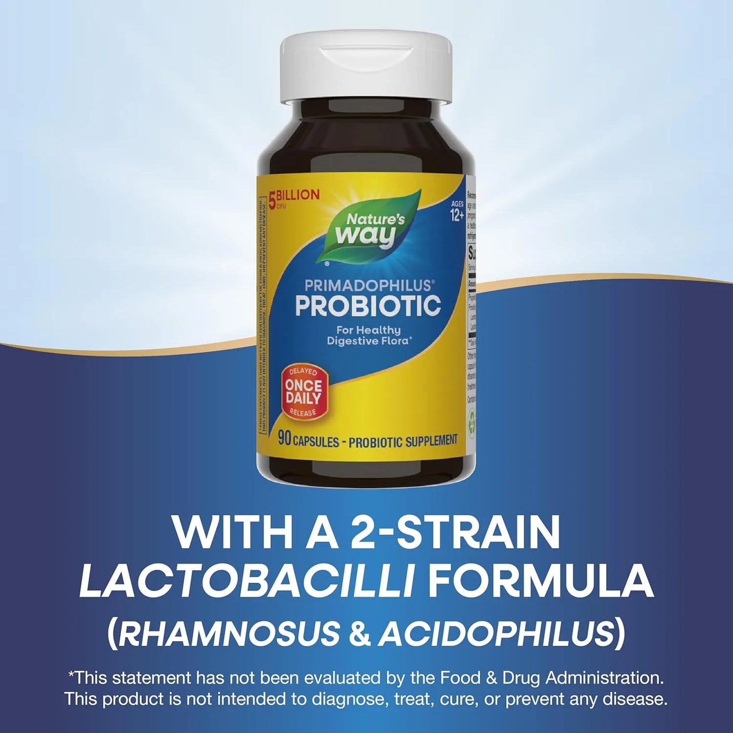 Cultivo Probiotico Primadophilus 5 Mil Millones 90 Capsulas Nature's Way