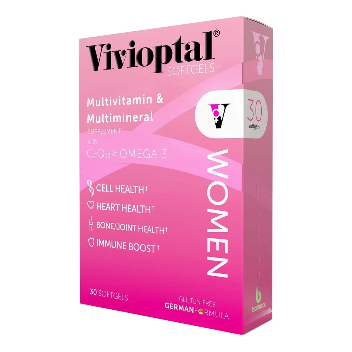 Multivitaminas Mujer 30 Capsulas Coq10 Omega 3 Suplemento Energia Y Belleza