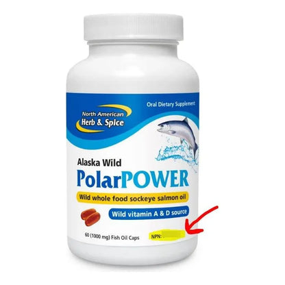 Capsulas Aceite Pescado Hierbas Especias Norteamericanas Polar Power 60 Unidades
