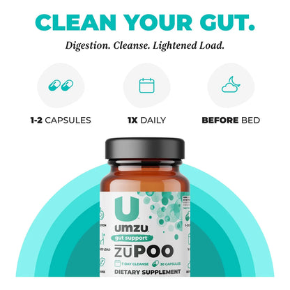 ZuPoo Suplemento Natural Limpieza Colon Estreñimiento Desintoxicacion Cascara Sagrada