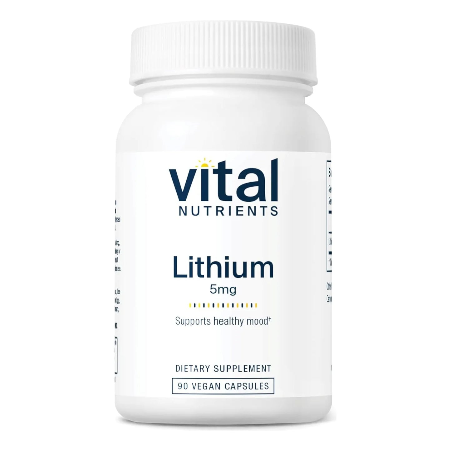 Orotato De Litio 5 Mg Capsulas Suplemento Memoria Comportamiento Vegano