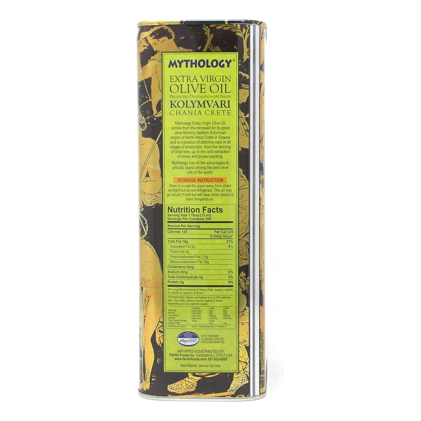 Aceite De Oliva Virgen Extra Mythology Denominacion Origen Creta 500ml