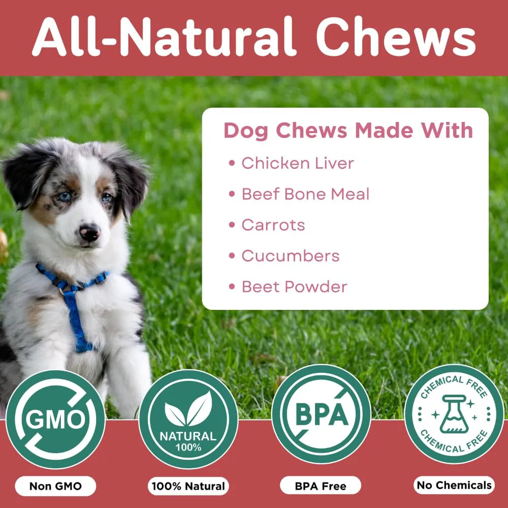 Golosinas Naturales Para Perros Control Vejiga Apoyo Renal Sabor Pollo