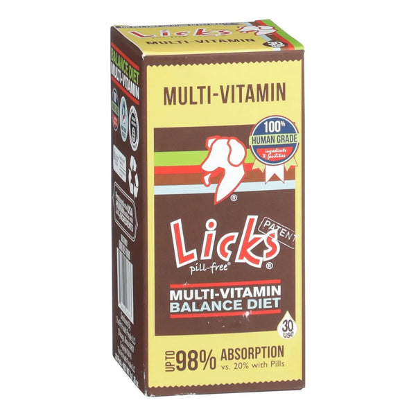 Licks Multivitaminico Perros Vitaminas C D Calcio Gel Sabroso 30 Usos