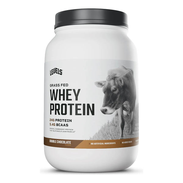 Proteina De Suero Levels Doble Chocolate 2 Lb Ganado Alimentado Con Pasto Sin OMG