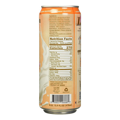 Bebida De Té De Burbujas Con Perlas Masticables 450 Ml Sabor Tailandés