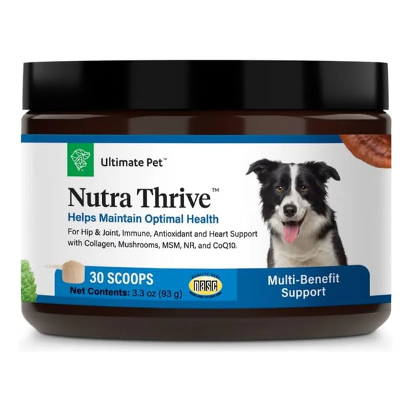 Nutra Thrive Canine Suplemento Nutricional 40 En 1 Para Perros Con Vitaminas Y Probióticos