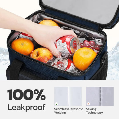 Lonchera Termica Grande Aislada Azul Maelstrom 15L Impermeable