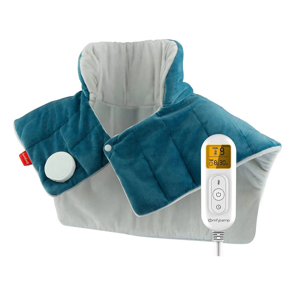 Almohadilla Termica Electrica Para Cuello Hombros Y Espalda Alivio Profesional Del Dolor