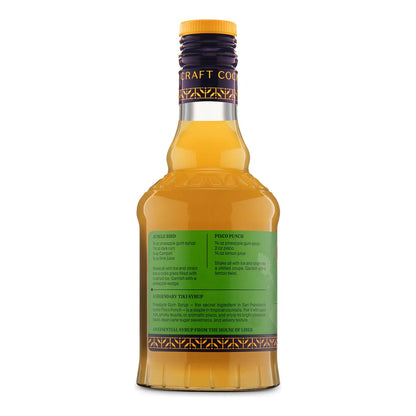 Jarabe De Goma De Piña 360 Ml Premium Para Cócteles Y Postres