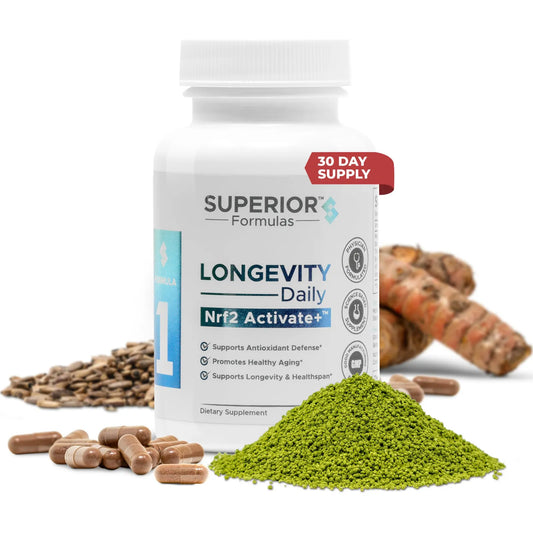 Activador Nrf2 Antioxidante Para Apoyo Celular Y Longevidad 60 Cápsulas