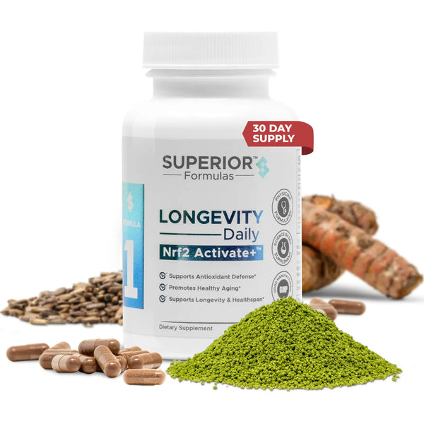 Activador Nrf2 Antioxidante Para Apoyo Celular Y Longevidad 60 Cápsulas