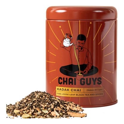Té Karak Chai Hojas Sueltas Con Canela Y Cardamomo Mezcla India Premium 7 Onzas