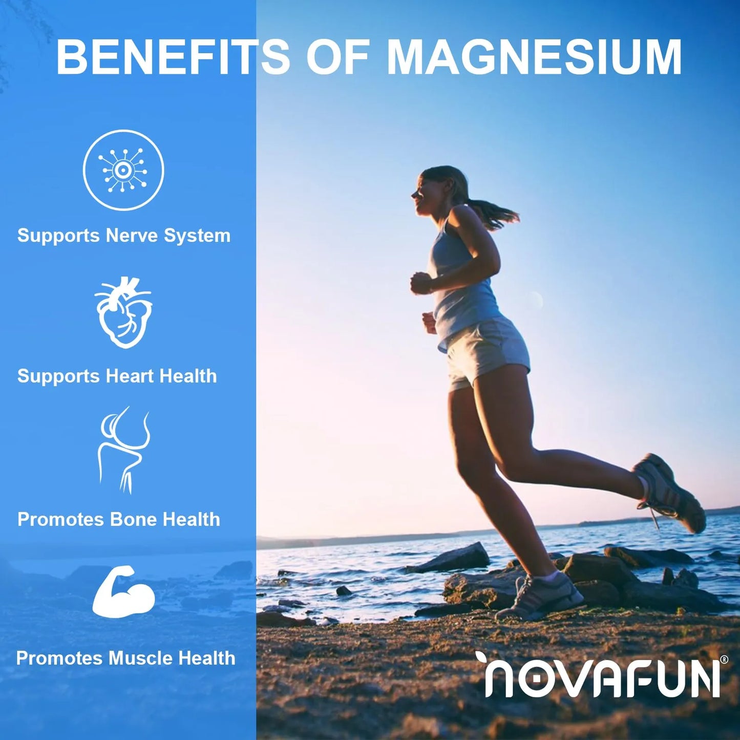 Complejo De Magnesio Con Vitamina B6 420 Mg Citrato Malato Taurato Glicinato 120 Cápsulas