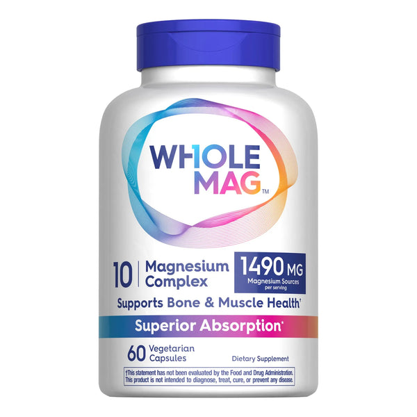 Complejo De Magnesio 10 En 1 60 Capsulas Salud Muscular Osea Y Nerviosa