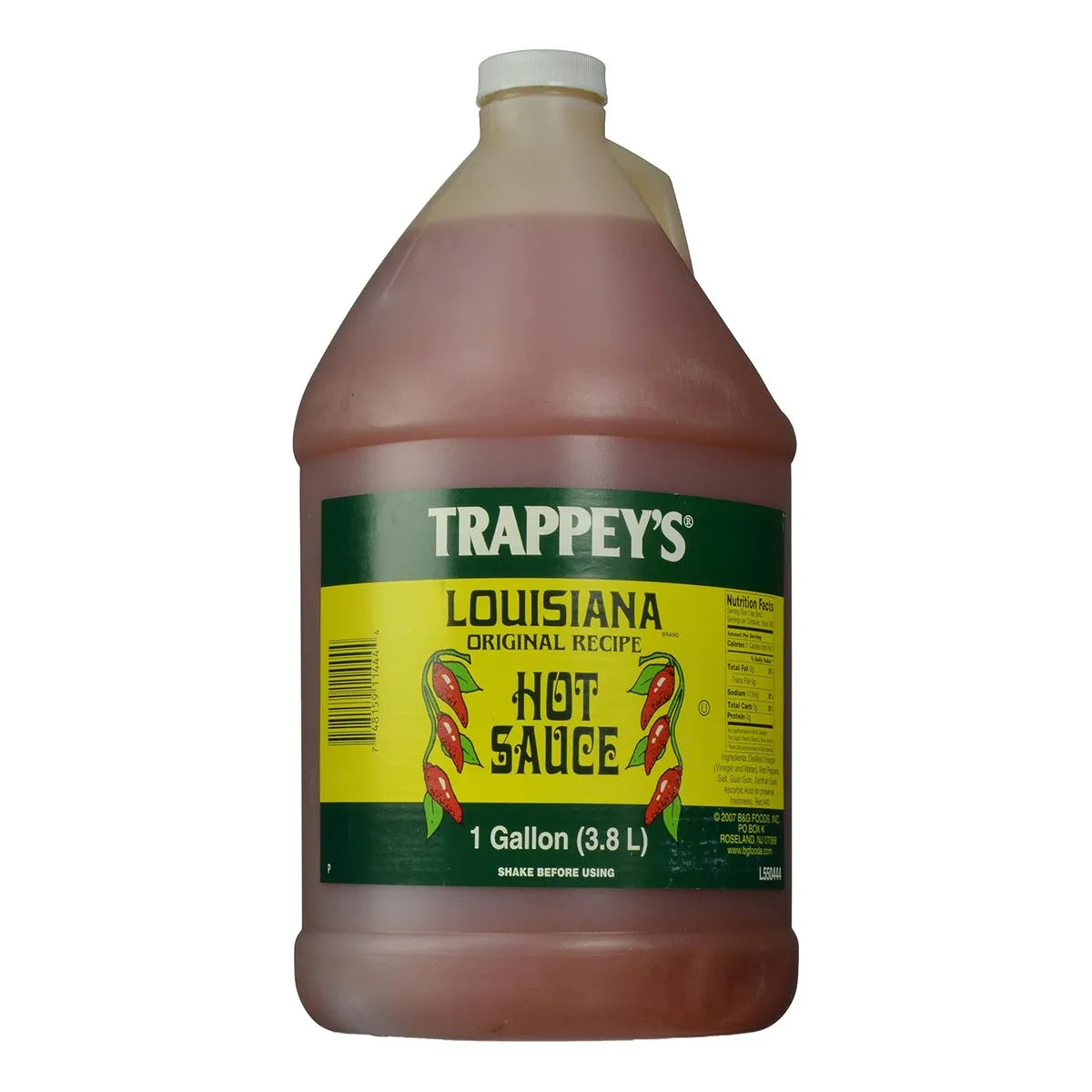 Salsa Picante Trappey's Louisiana Original En Frasco 1 Galón Auténtico Sabor