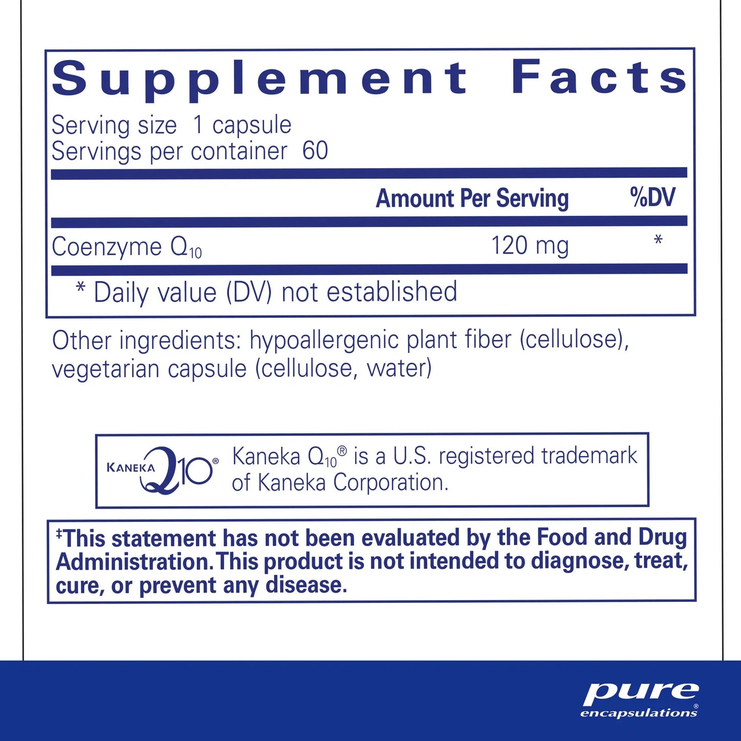 Coenzima Q10 120 Mg Suplemento Para Salud Cardíaca Energía Y Antioxidantes