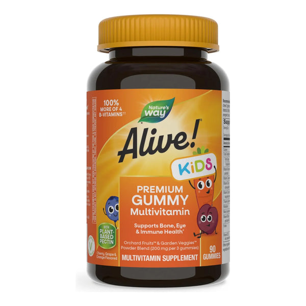 Gomitas Multivitamínicas Premium Para Niños Sabor Frutas 90 Unidades Sin Gluten