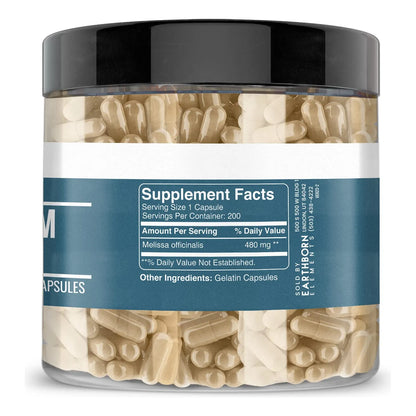 Extracto Puro De Bálsamo De Limon 100ml Sin Aditivos 200 Capsulas