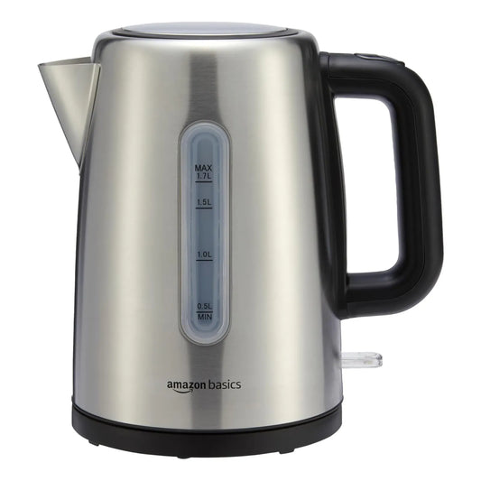 Hervidor Electrico Portatil 1 7 Lt 1500 Vatios Acero Inoxidable Rapido Y Seguro