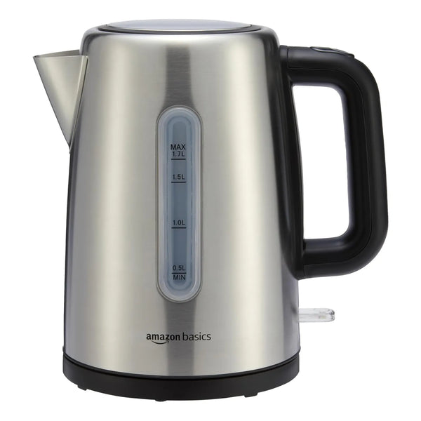 Hervidor Electrico Portatil 1 7 Lt 1500 Vatios Acero Inoxidable Rapido Y Seguro