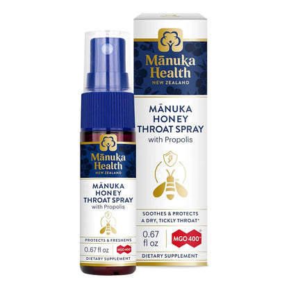 Spray De Miel Para Garganta Con Propóleos MGO 400 Alivia y Protege Naturalmente