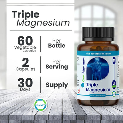 Triple Magnesio Absorción Óptima Mejor Sueño Energía Y Salud Cardíaca