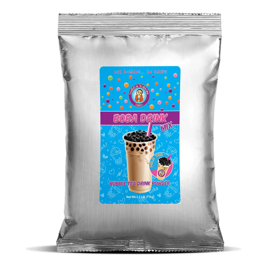 Mezcla De Bebida En Polvo Tradicional De Té De Leche Boba 2.2 Lbs Sabores Variados