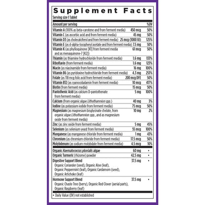 Multivitaminico Mujeres 50 Plus Con Probióticos Apoyo Inmunológico Y Energía