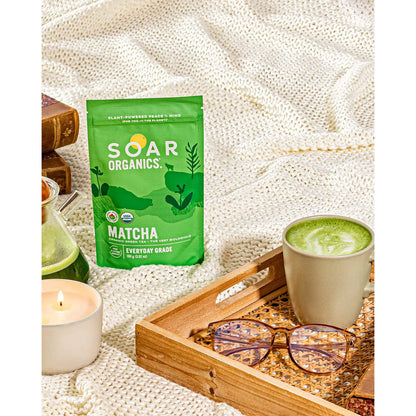 Polvo De Té Verde Matcha Grado Diario Auténtico Origen Japonés 3.52 Onzas
