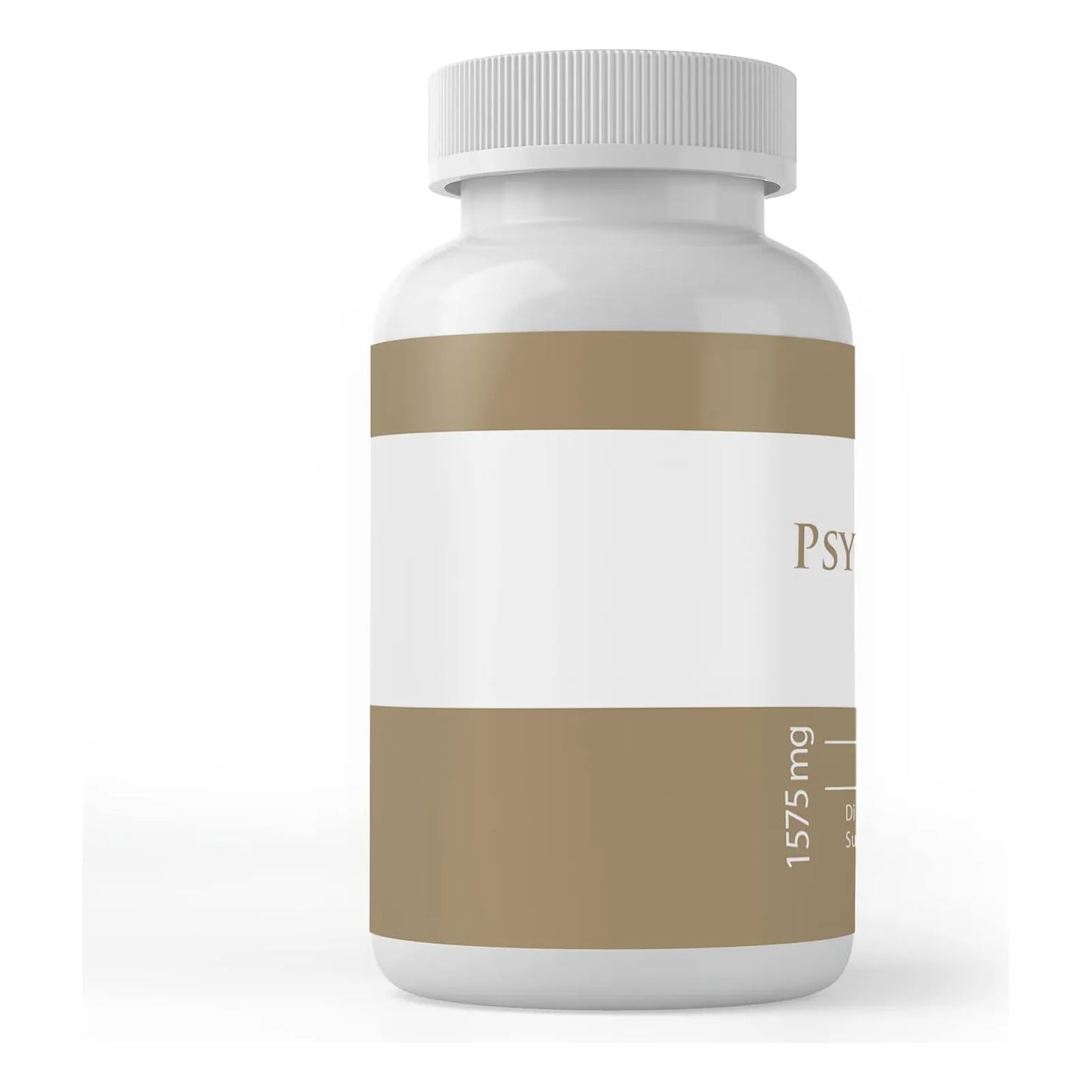 Capsulas De Cascara De Psyllium 100 Unidades Fibra Pura Sin Aditivos