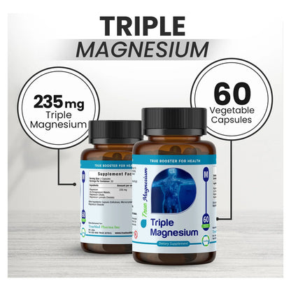 Triple Magnesio Absorción Óptima Mejor Sueño Energía Y Salud Cardíaca