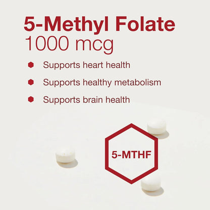 Methylfolate 1000 Mcg Apoyo Cerebral Alta Biodisponibilidad Protocol For Life Balance