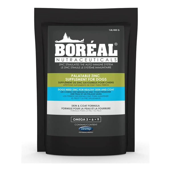 Suplemento De Zinc Sabroso Para Perros Bolsa Resellable 454 Gramos Alivia Piel Irritada