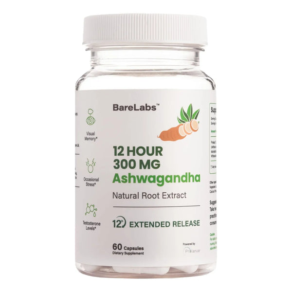 Ashwagandha 300 Mg Liberacion Avanzada 12 Horas Suplemento Estrés Sueño Energía