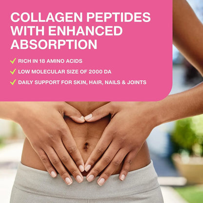 Péptidos De Colágeno Hidrolizados En Polvo Piel Joven Cabello Fuerte Uñas Resistentes