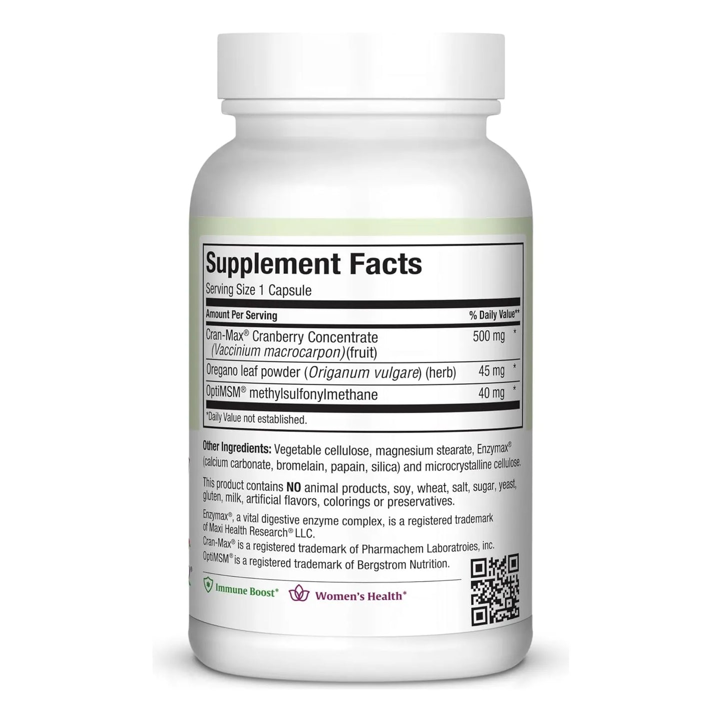 Capsulas Cranmax Supreme Salud Urinaria Refuerzo Inmune 120 Unidades