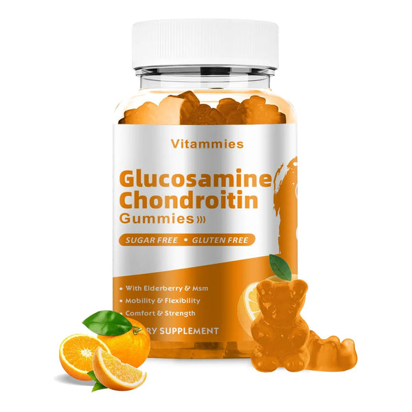 Gomitas De Glucosamina Con Msm Y Saúco Apoyo Articular Antioxidante 60 Unidades