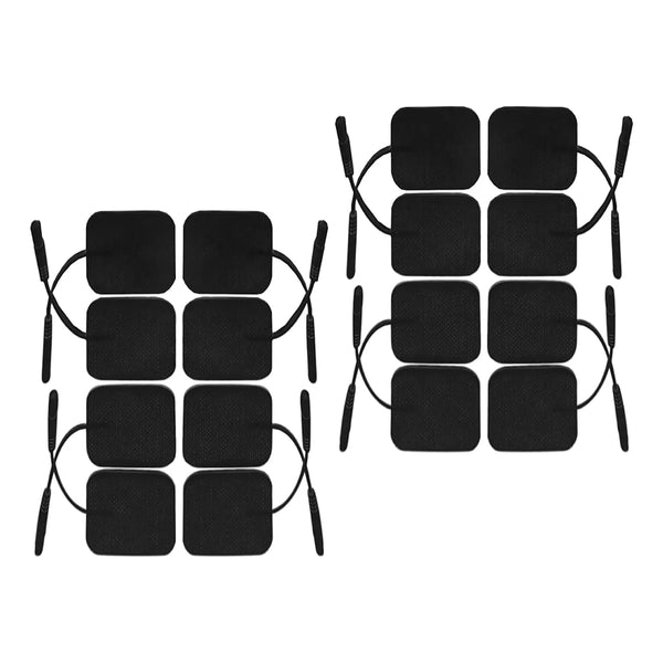 Masajeador EMS iStim Con Electrodos 5x5 Cm Gel Japonés Alivio Muscular Profesional