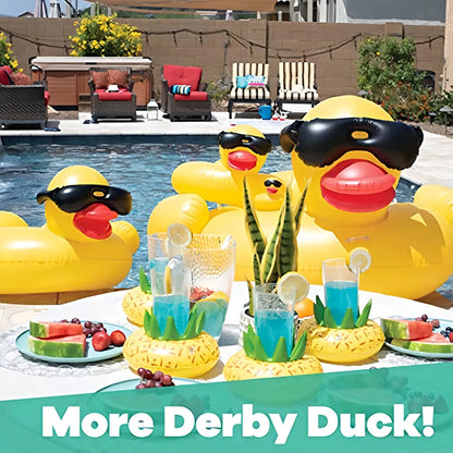 Anillos Flotantes Derby Duck Paquete De 3 Colores Diversion Segura En El Agua